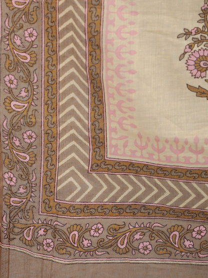 Women Grey Printed Straight Kurta Set With Plazo &  Dupatta | LASVINI - Redefining Indian Fashion with Elegance