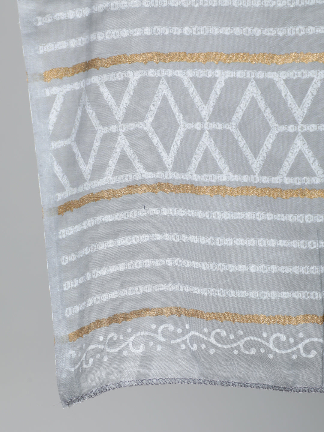 Women Grey Printed Straight Kurta With Plazo & Dupatta | LASVINI - Redefining Indian Fashion with Elegance