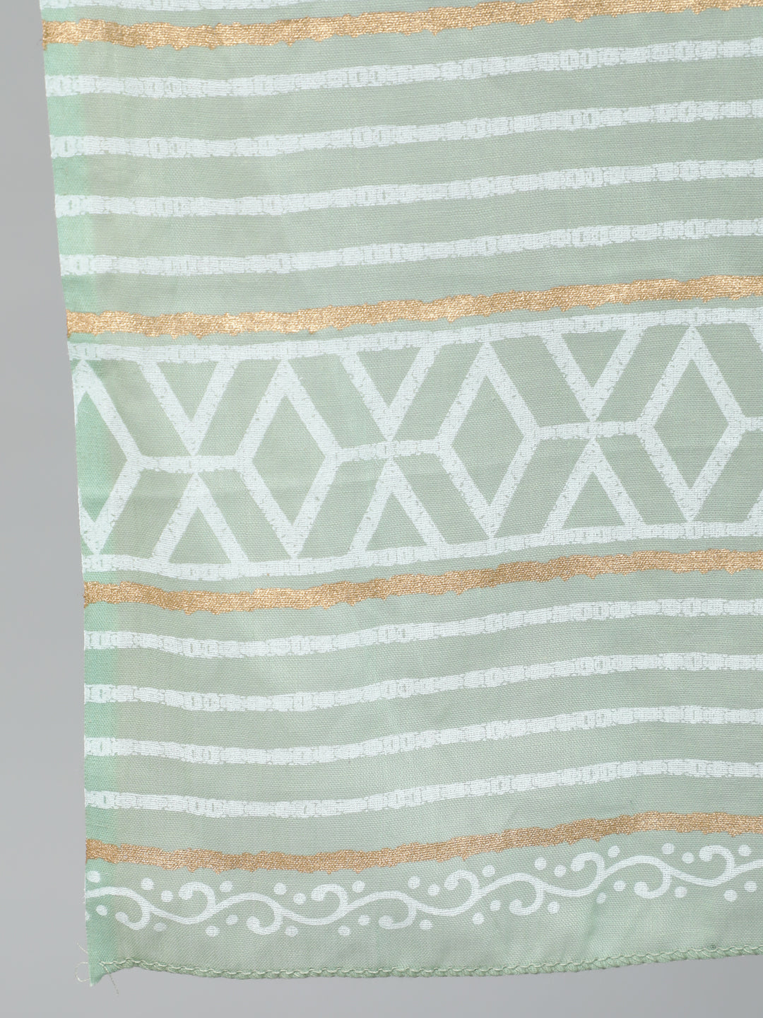 Women Green Printed Straight Kurta With Plazo & Dupatta | LASVINI - Redefining Indian Fashion with Elegance