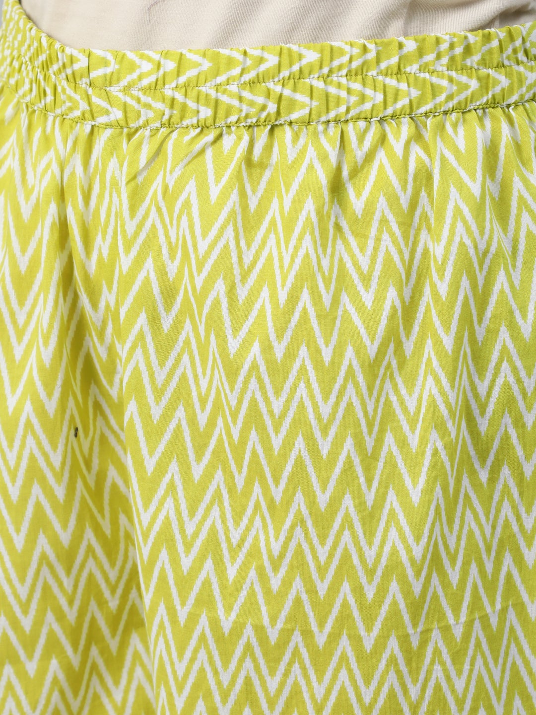 Women Blue & Green Printed Straight Kurta With Plazo & Chiffon Dupatta | LASVINI - Redefining Indian Fashion with Elegance