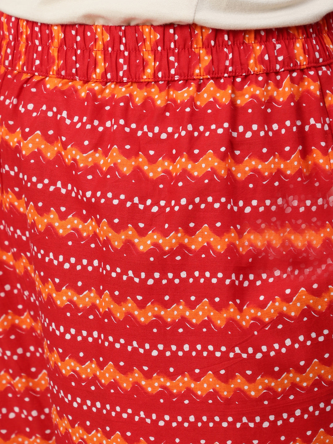 Women Red Printed Straight Kurta With Plazo & Dupatta | LASVINI - Redefining Indian Fashion with Elegance