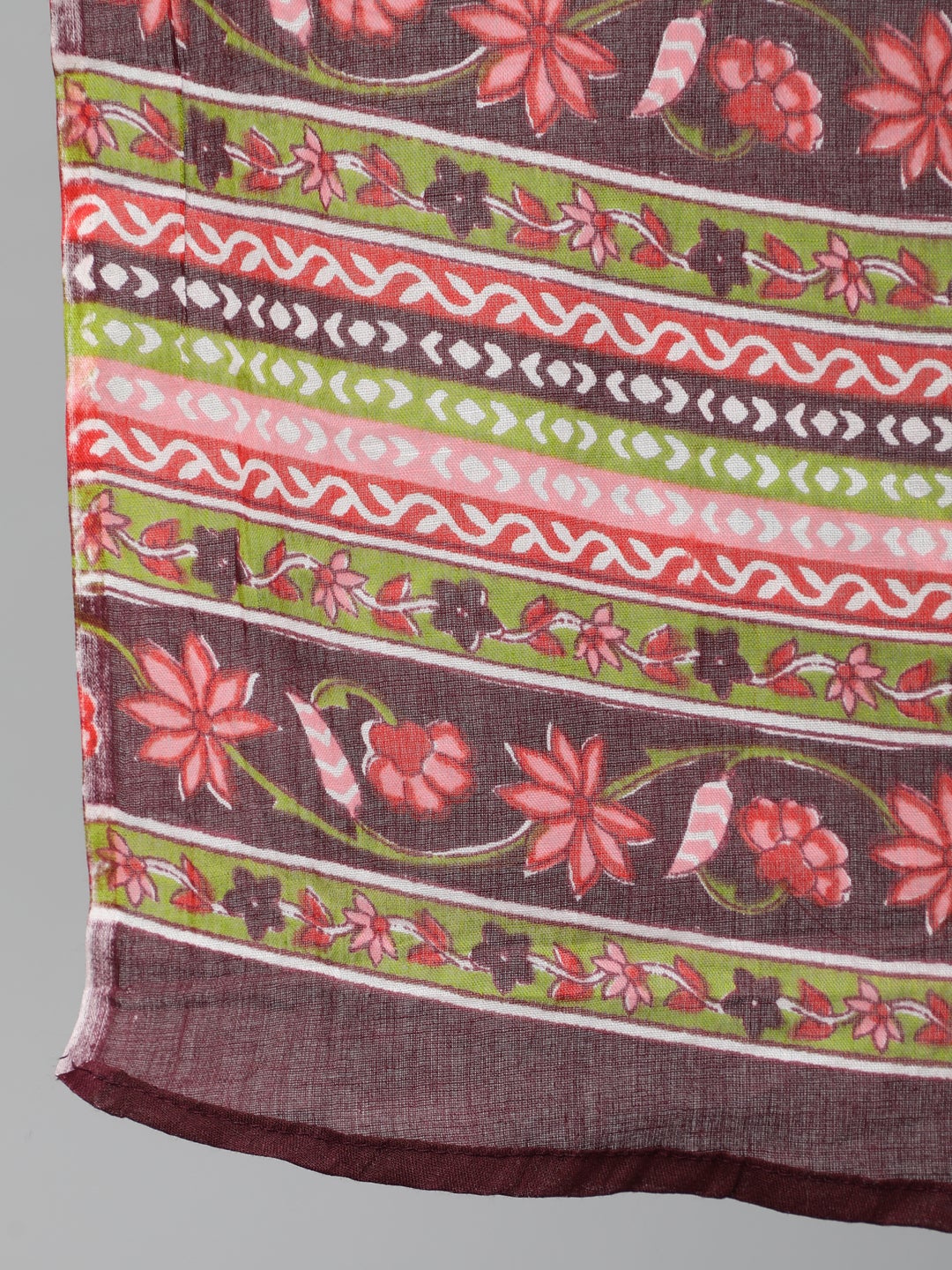 Women  Blue Printed Flared Kurta With Trouser & Dupatta | LASVINI - Redefining Indian Fashion with Elegance