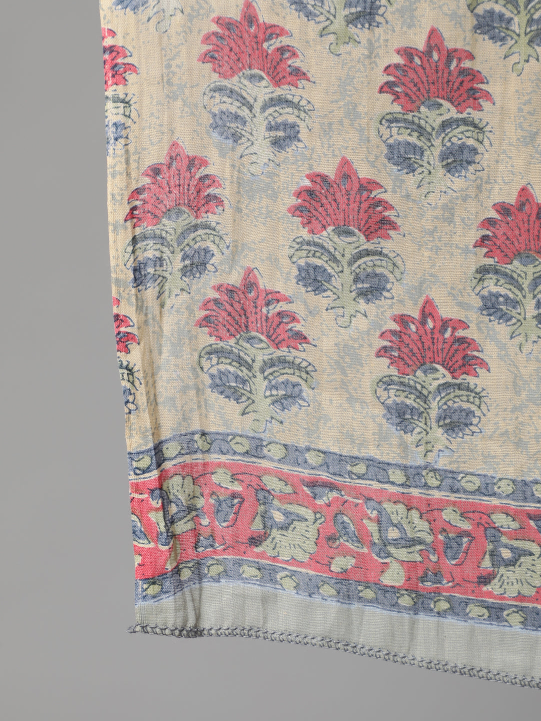 Women Cream Ethnic Prnited Kurta With Palazzo And Dupatta | LASVINI - Redefining Indian Fashion with Elegance