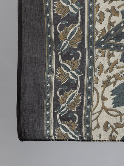 Women Off White Ethnic Motif Printed Kurta With Palzzo And Dupatta | LASVINI - Redefining Indian Fashion with Elegance