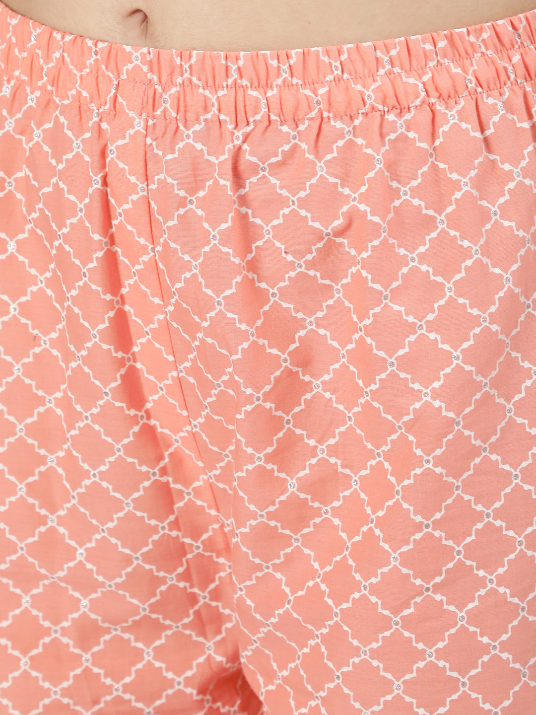 Women Peach Floral Printed Kurta And Palazzo With Dupatta | LASVINI - Redefining Indian Fashion with Elegance