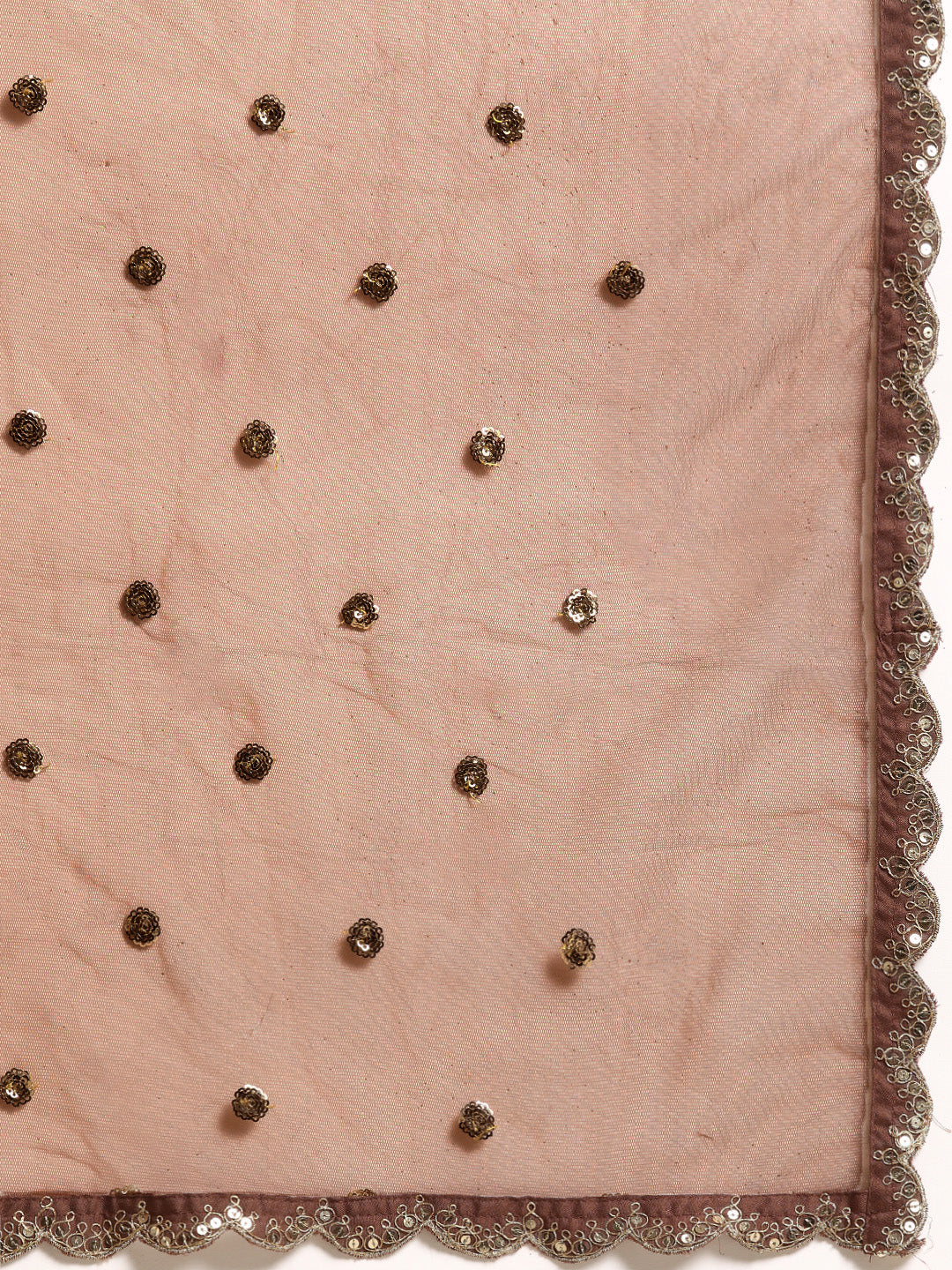 Women Taupe Embroidered Kurta With Plazo & Dupatta | LASVINI - Redefining Indian Fashion with Elegance