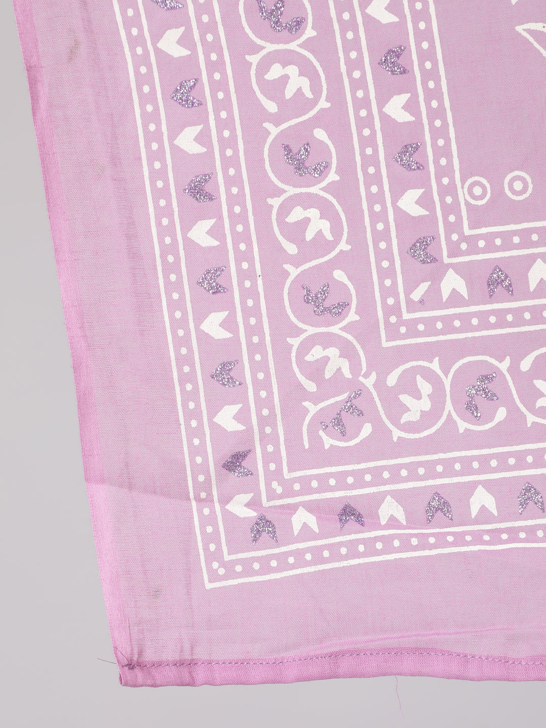 Women Purple Silver Floral Printed Straight Kurta With Palazzo And Dupatta | LASVINI - Redefining Indian Fashion with Elegance