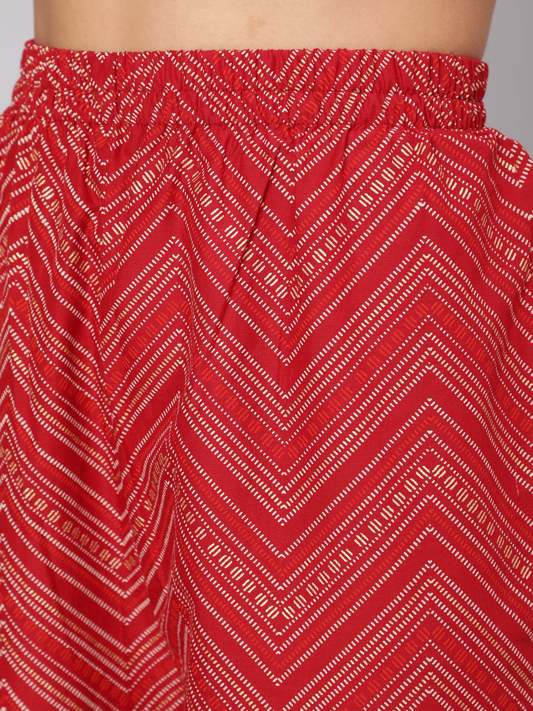 Women Maroon Ethnic Printed Straight Kurta With Palazzo And Dupatta | LASVINI - Redefining Indian Fashion with Elegance