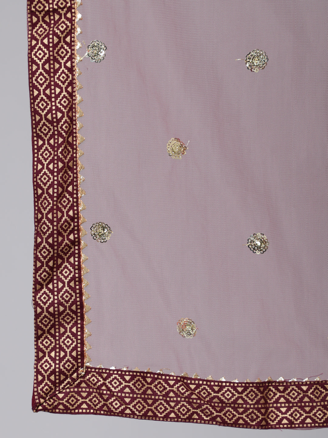Women Burgundy Embroidered Kurta With Palazzo &  Dupatta | LASVINI - Redefining Indian Fashion with Elegance
