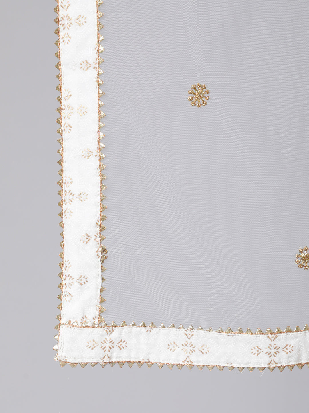 Women Off White Flared Kurta With Trouser & Dupatta | LASVINI - Redefining Indian Fashion with Elegance