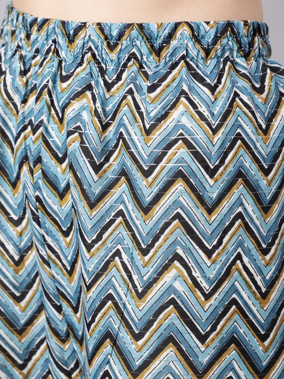 Women Multi Ethnic Printed Kurta With Palazzo And Dupatta | LASVINI - Redefining Indian Fashion with Elegance