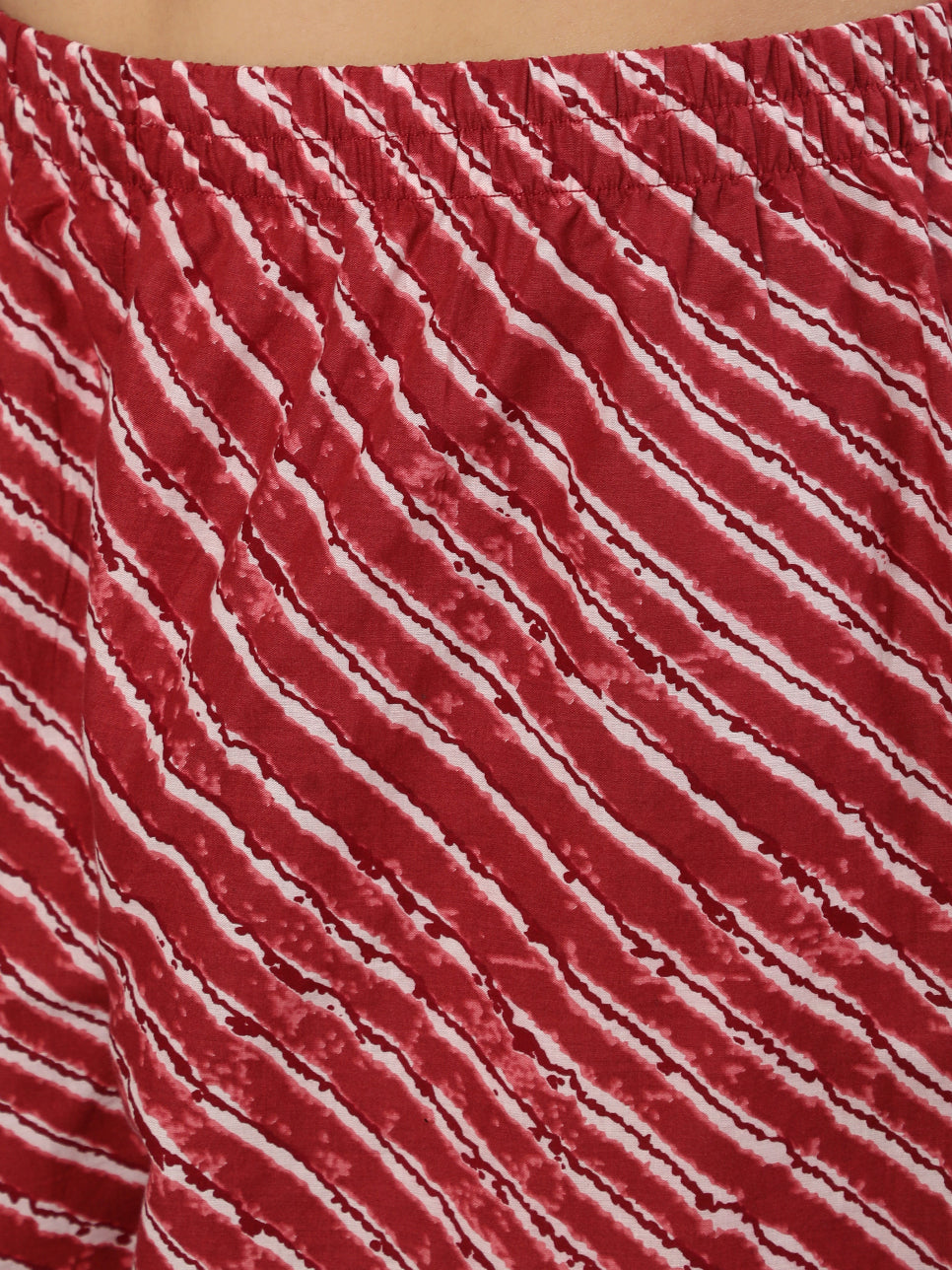 Women Burgundy Ethnic Printed Straight Kurta With Trouser | LASVINI - Redefining Indian Fashion with Elegance