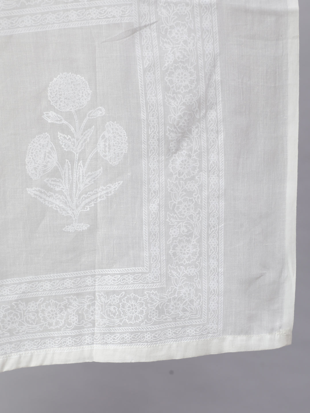 Women Off White Ethnic Printed Kurta With Palazzo And Dupatta | LASVINI - Redefining Indian Fashion with Elegance