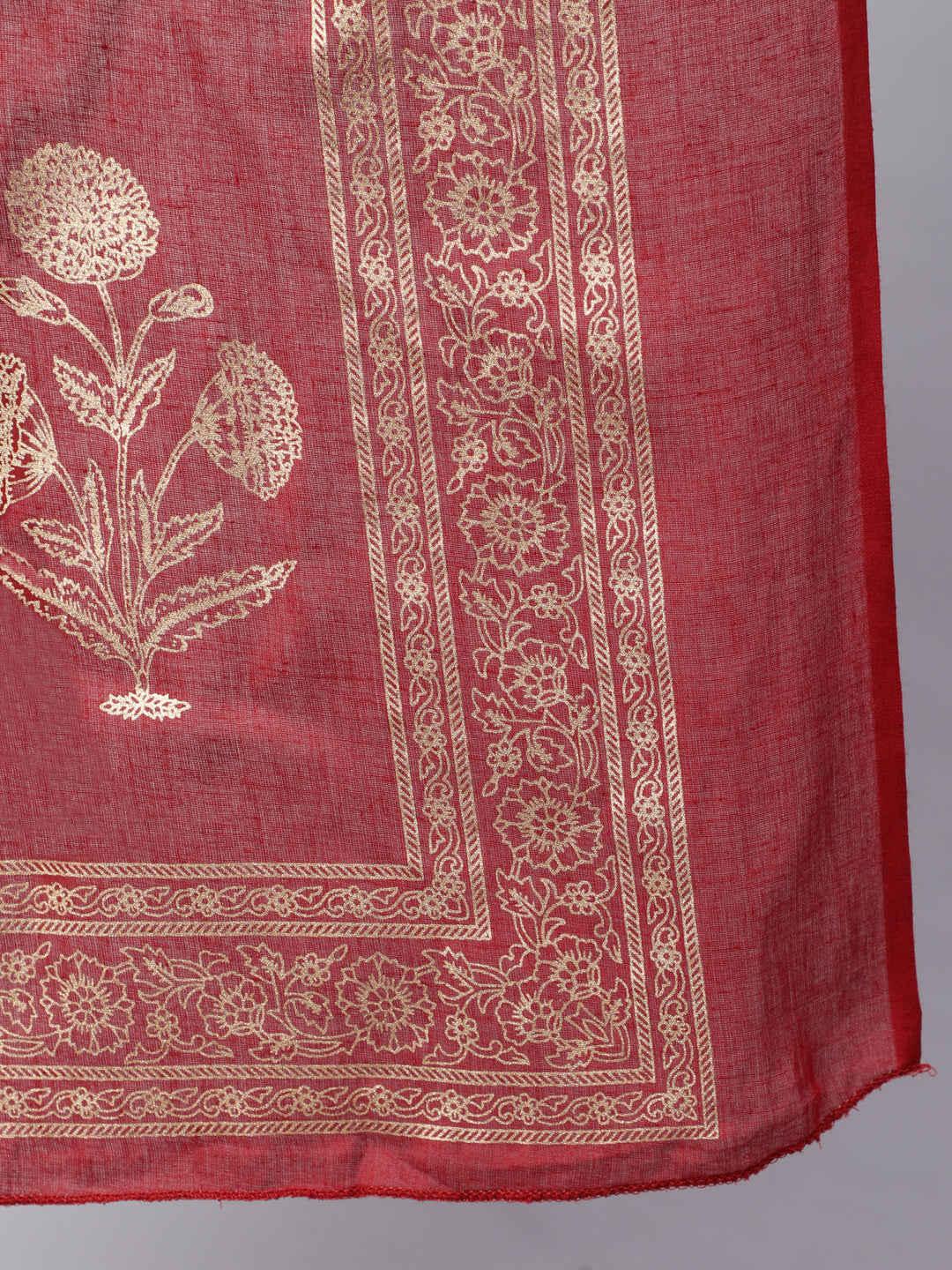 Women Maroon Ethnic Printed Kurta With Palazzo And Dupatta | LASVINI - Redefining Indian Fashion with Elegance