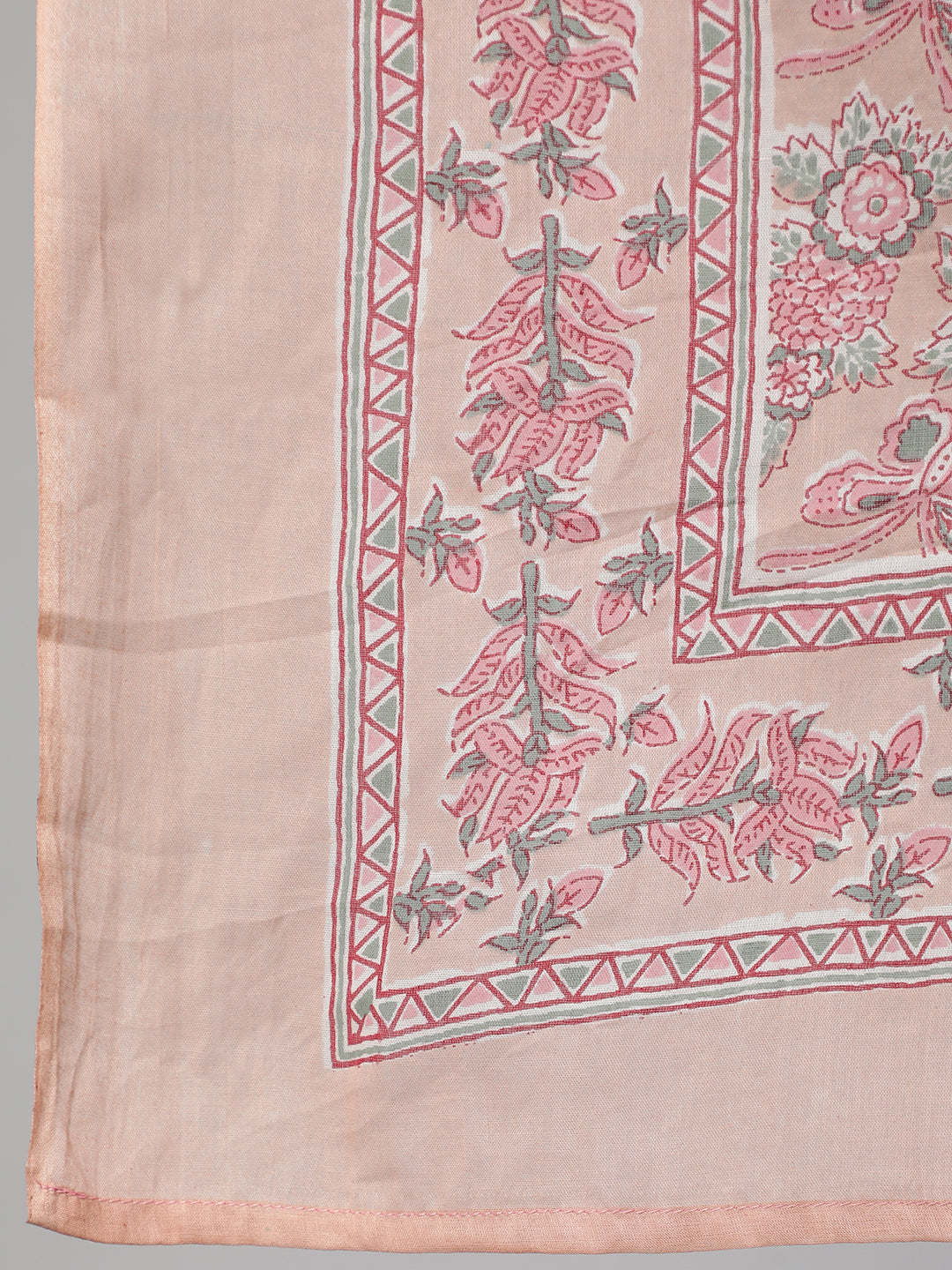 Women Mauve Floral Printed Anarkali Kurta With Trouser And Dupatta | LASVINI - Redefining Indian Fashion with Elegance