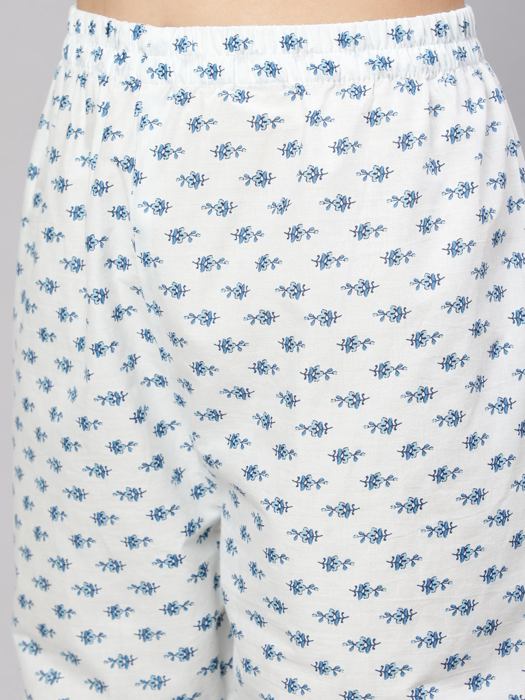 Women Off-White Ethnic Printed Kurta With Trouser And Dupatta | LASVINI - Redefining Indian Fashion with Elegance