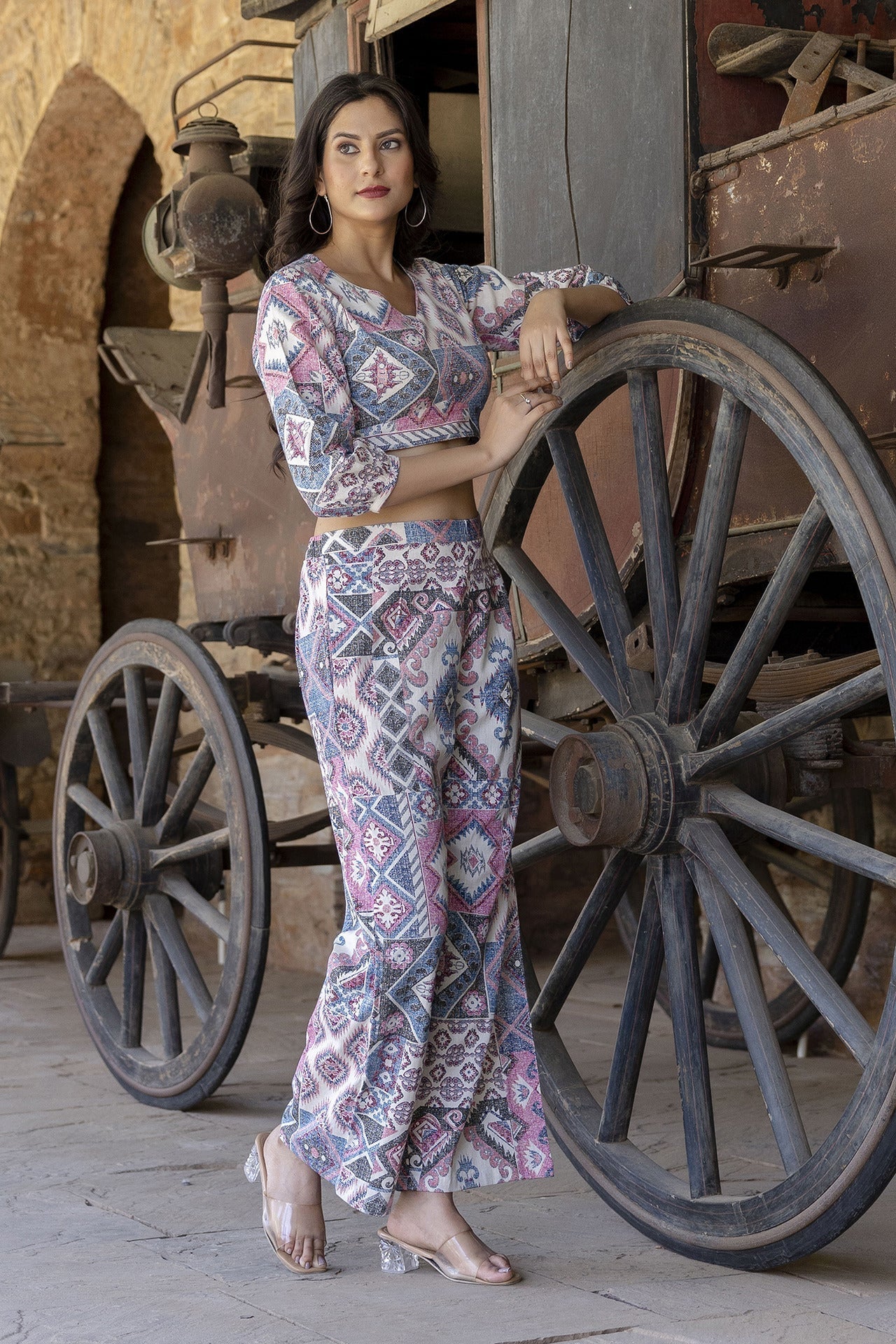 Women Multi Printed Co-Ord Set | LASVINI - Redefining Indian Fashion with Elegance