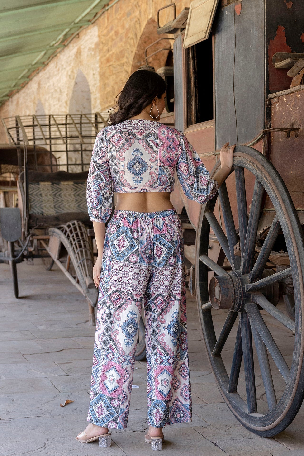 Women Multi Printed Co-Ord Set | LASVINI - Redefining Indian Fashion with Elegance