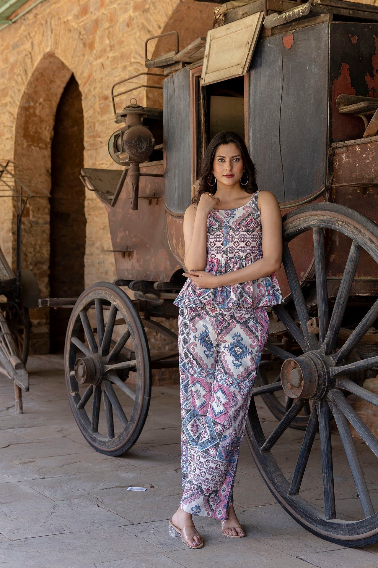 Women Multi Printed Co-Ord Set | LASVINI - Redefining Indian Fashion with Elegance