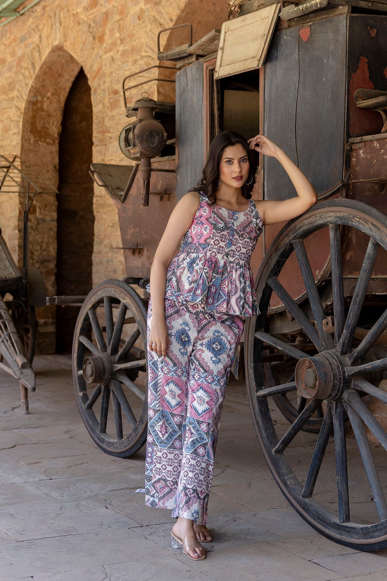 Women Multi Printed Co-Ord Set | LASVINI - Redefining Indian Fashion with Elegance