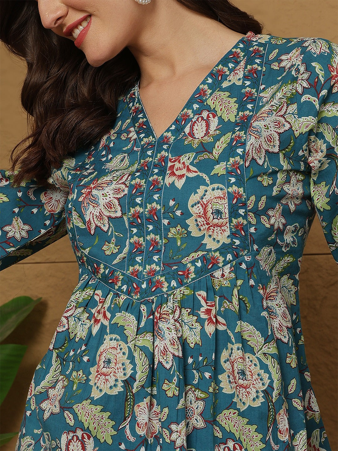 Floral Printed Top for Women | LASVINI - Redefining Indian Fashion with Elegance