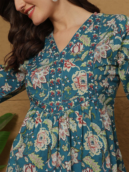 Floral Printed Top for Women | LASVINI - Redefining Indian Fashion with Elegance