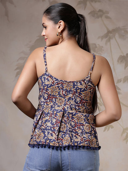 Women Multicolor Printed Top | LASVINI - Redefining Indian Fashion with Elegance