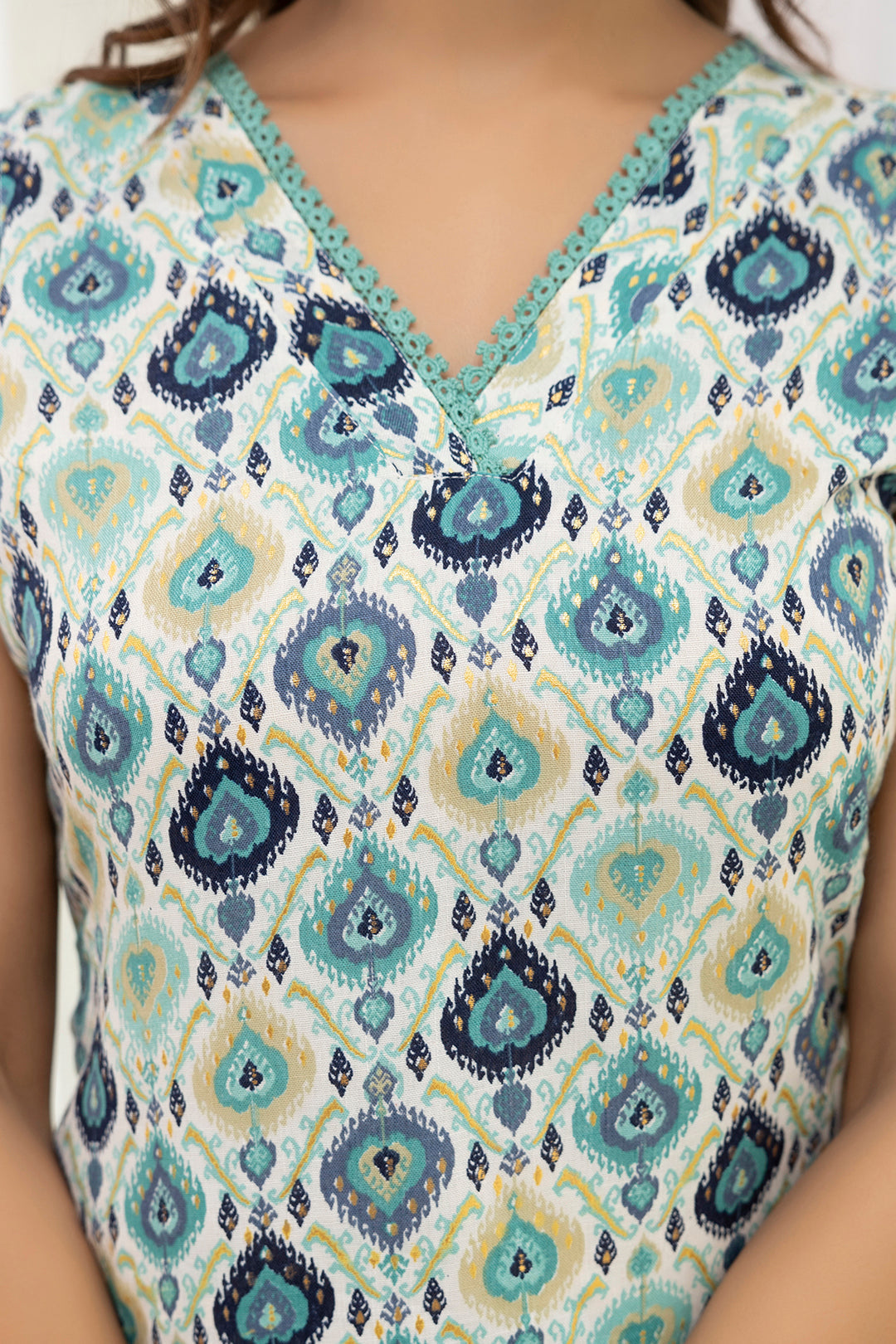 Women Multi Color Printed Straight Kurta With Trouser | LASVINI - Redefining Indian Fashion with Elegance