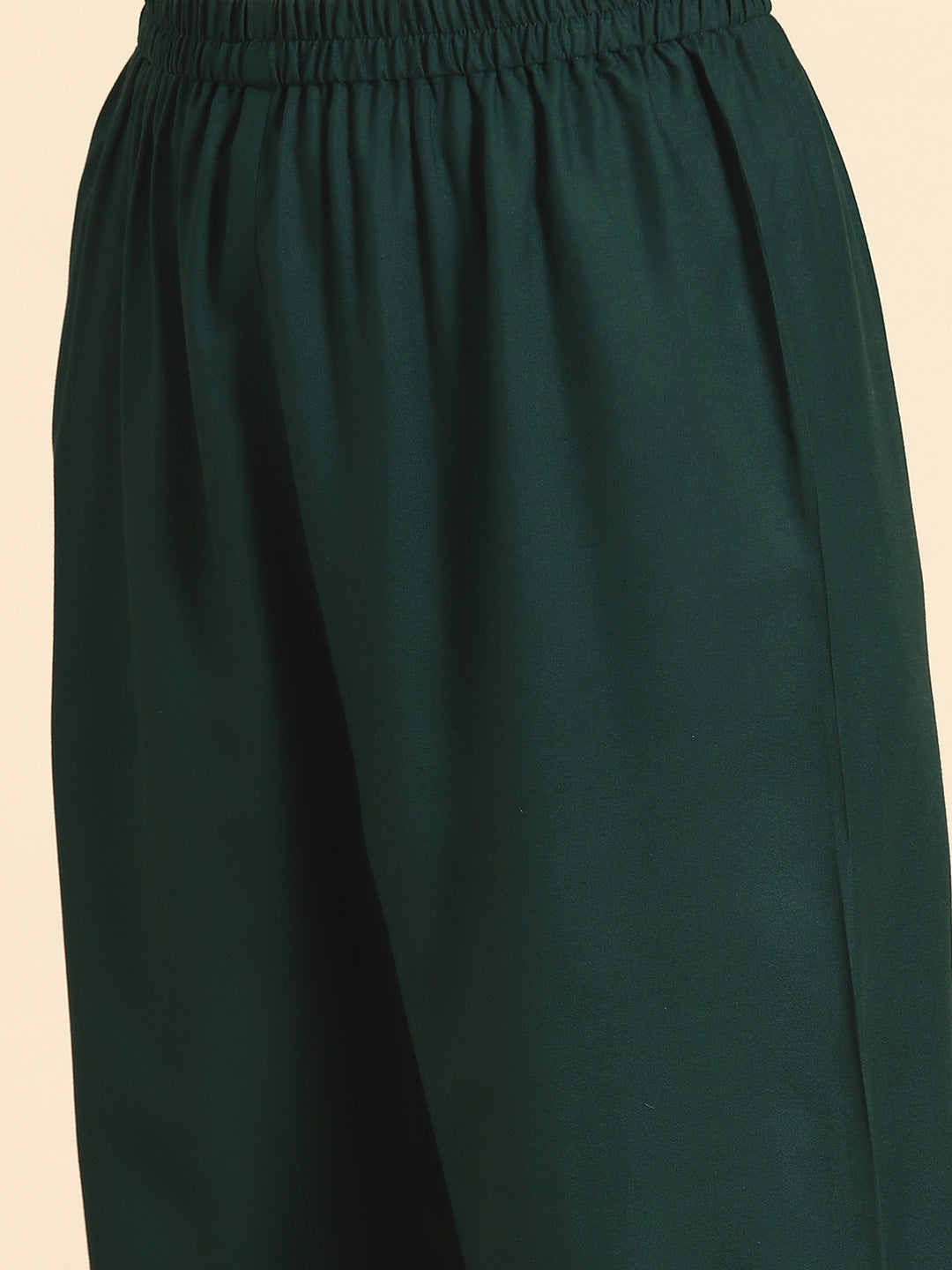 Women Green Embroidered Straight Kurta With Palazzo And Net Dupatta | LASVINI - Redefining Indian Fashion with Elegance