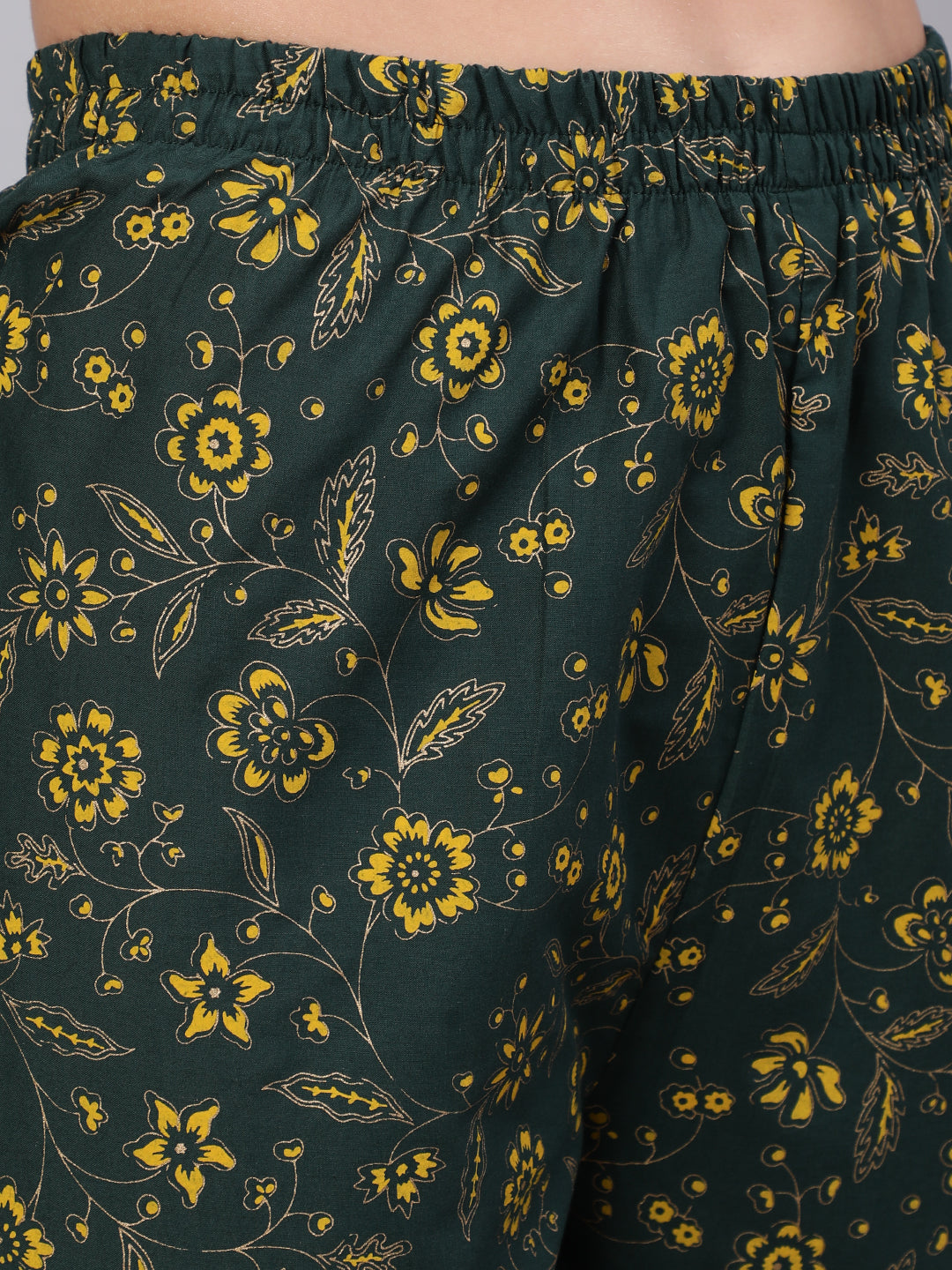 Women Green Embroidered Flared Kurta With Trouser And Dupatta | LASVINI - Redefining Indian Fashion with Elegance