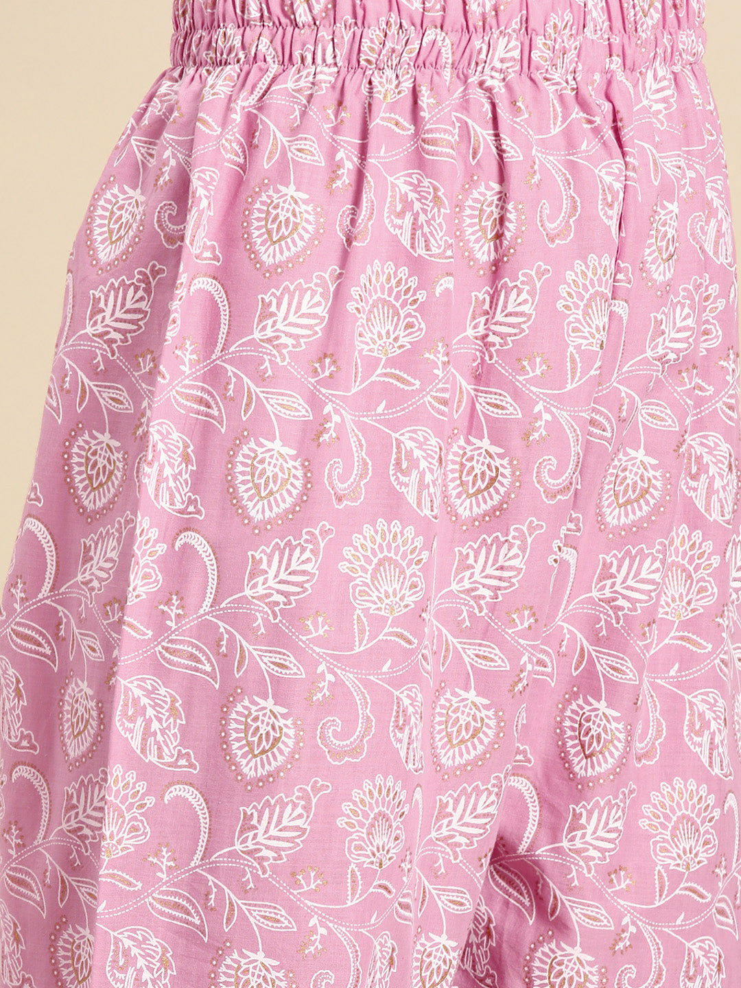 Women Pink Embroidered Anarkali Kurta With Trouser And Dupatta | LASVINI - Redefining Indian Fashion with Elegance