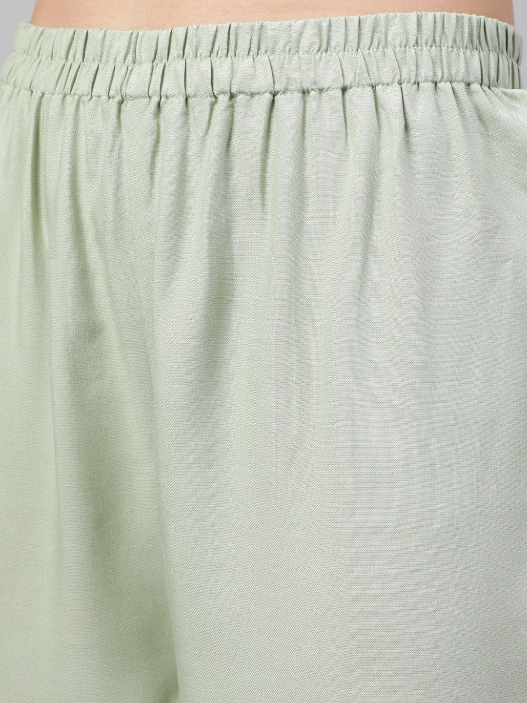 Women Green Embroidered Straight Kurta With Palazzo And Dupatta | LASVINI - Redefining Indian Fashion with Elegance