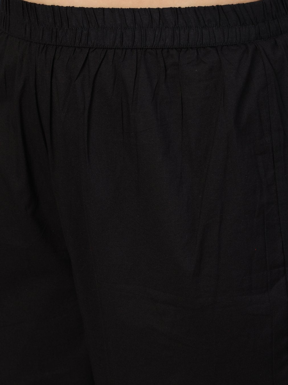 Women Solid Black Kurta With Pants & Dupatta | LASVINI - Redefining Indian Fashion with Elegance