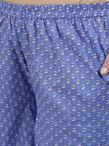 Plus Size Women Purple Printed Straight Kurta With Palazo & Dupatta | LASVINI - Redefining Indian Fashion with Elegance