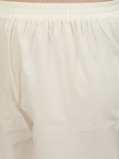 Plus Size Women Brown & Gold Printed Straight Kurta With Palazo & Dupatta | LASVINI - Redefining Indian Fashion with Elegance