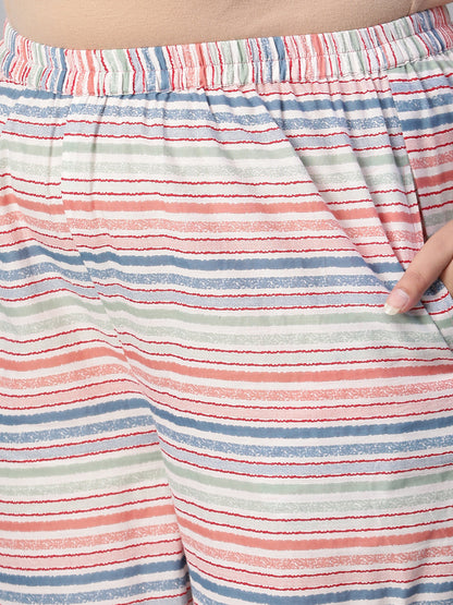 Women Blue Printed Straight Kurta With Plazo & Dupatta | LASVINI - Redefining Indian Fashion with Elegance