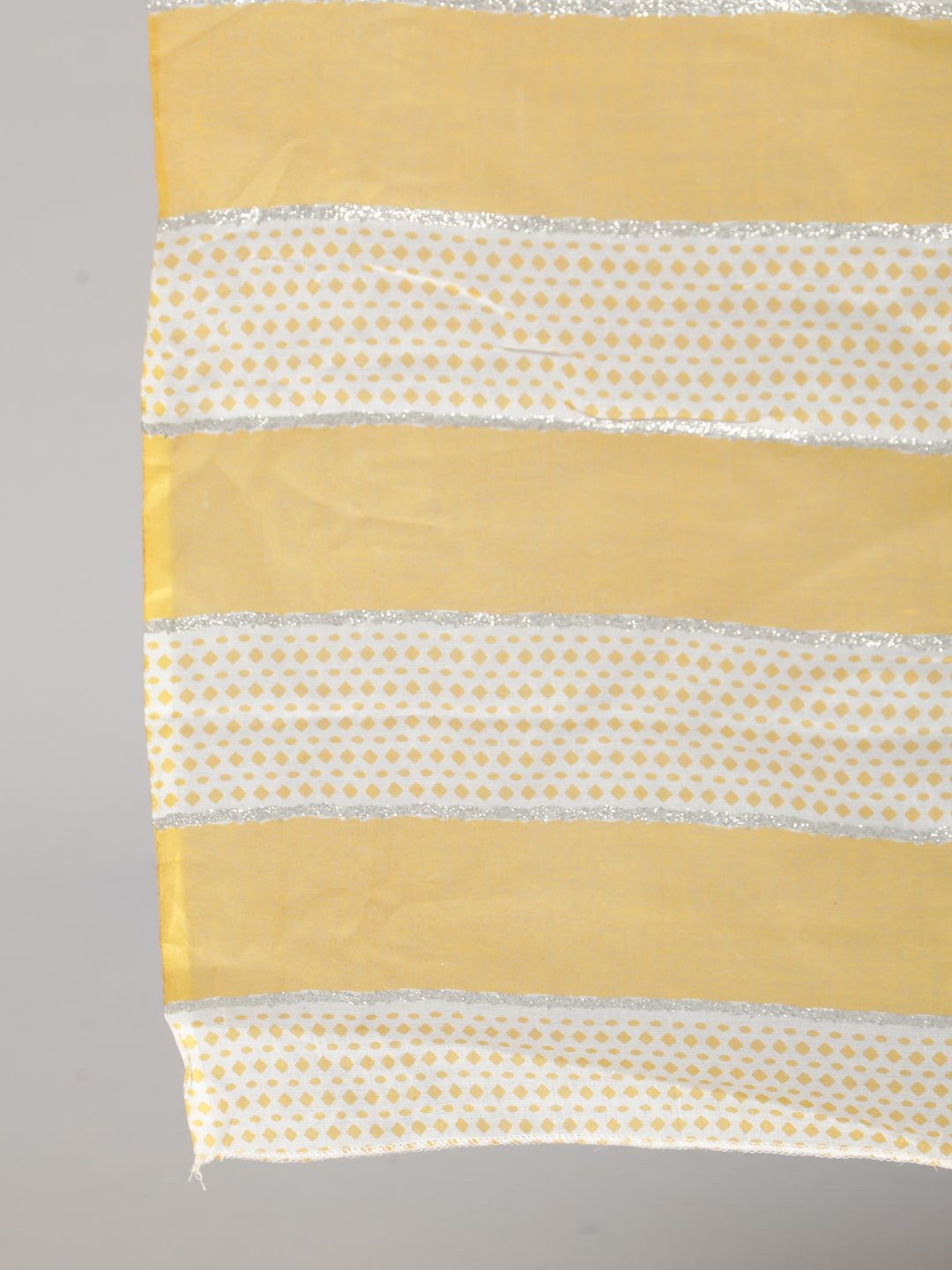 Women Yellow & Glitter Printed Straight Kurta With Plazo & Dupatta | LASVINI - Redefining Indian Fashion with Elegance