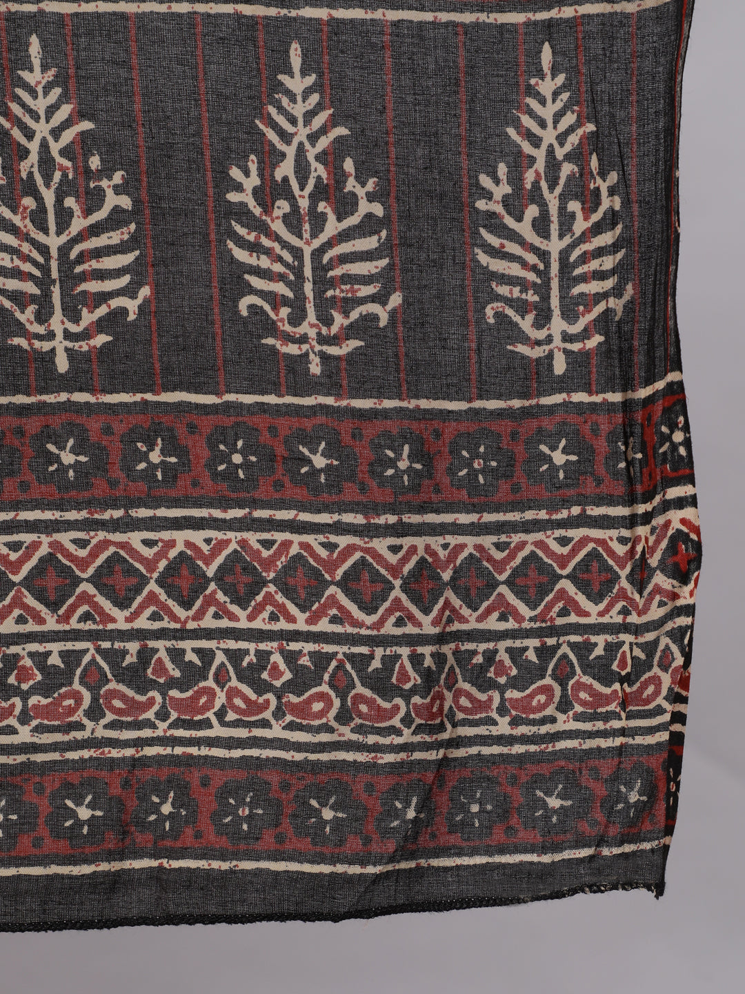 Women Plus Size Black Printed Straight Kurta With Plazo & Dupatta | LASVINI - Redefining Indian Fashion with Elegance