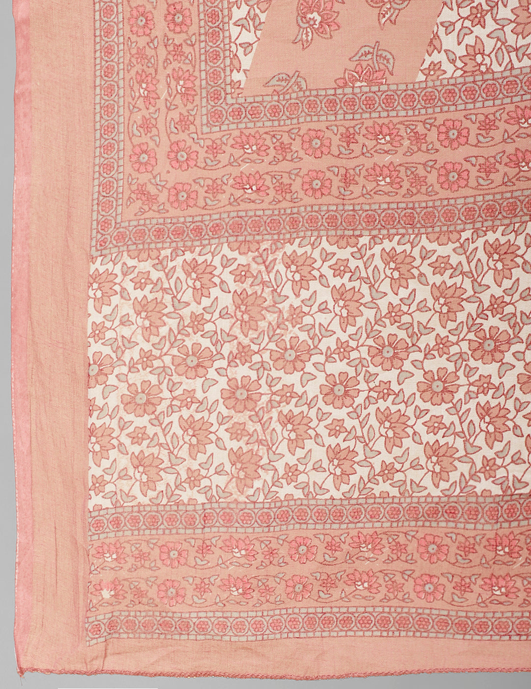 Women Plus Size Pink Printed Kurta And Palazzo With Dupatta | LASVINI - Redefining Indian Fashion with Elegance